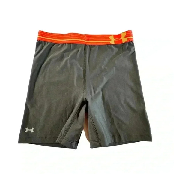 Under Armour Women's Medium Gray Softball Sliders Elastic Waist Gym Shorts - Picture 1 of 6